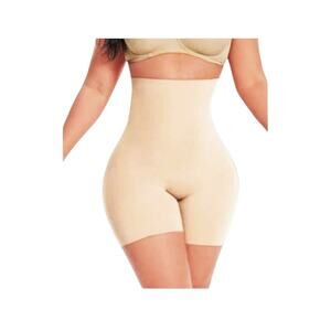 SKIMS High Waist Shorts Shapewear Seamless Tummy Control Mid-Thigh Nude, M